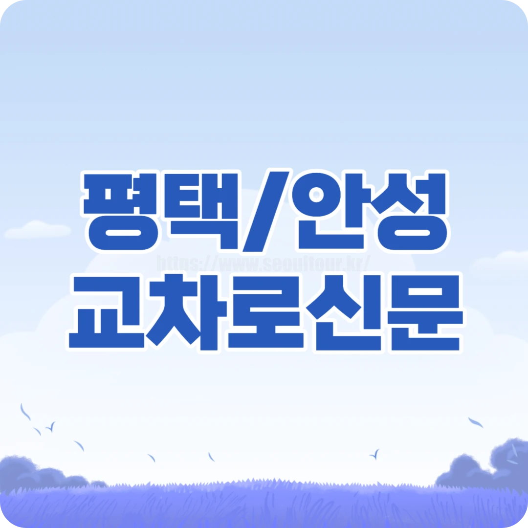 평택 안성 교차로