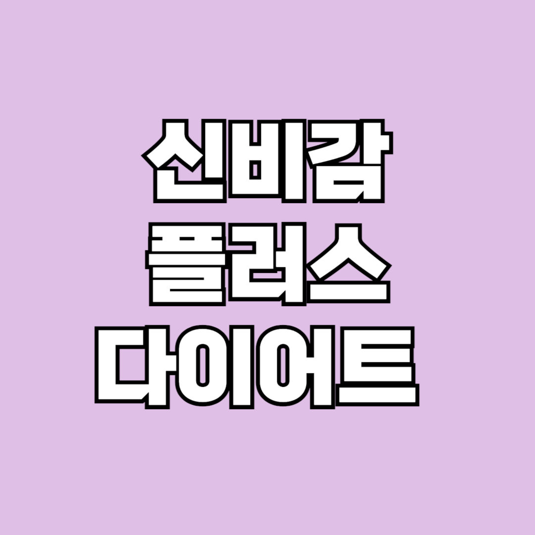 신비감 플러스 다이어트